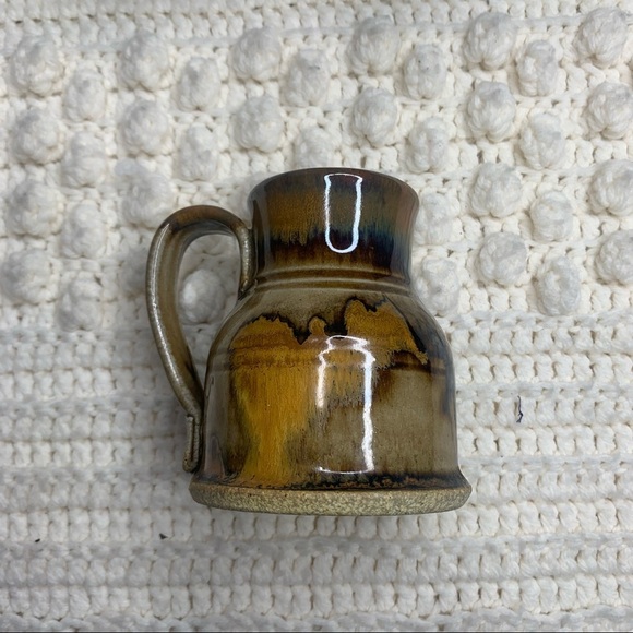 VINTAGE HAND MADE POTTERY Set of 3 Mini Vases Southwestern Signed Glazed Neutral - Picture 8 of 16